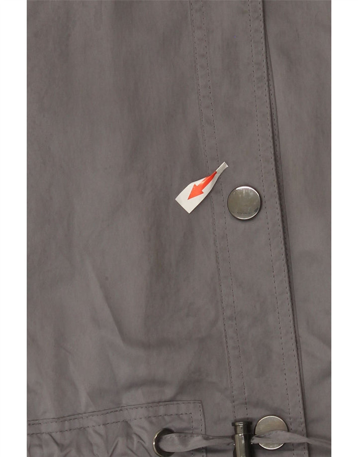 MINT VELVET Veste utilitaire surdimensionnée pour femme UK 10 Petit Gris Polyester