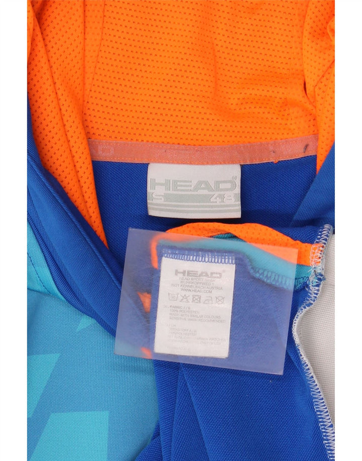 HEAD Pull à capuche graphique pour homme IT 48 Petit Bleu Polyester