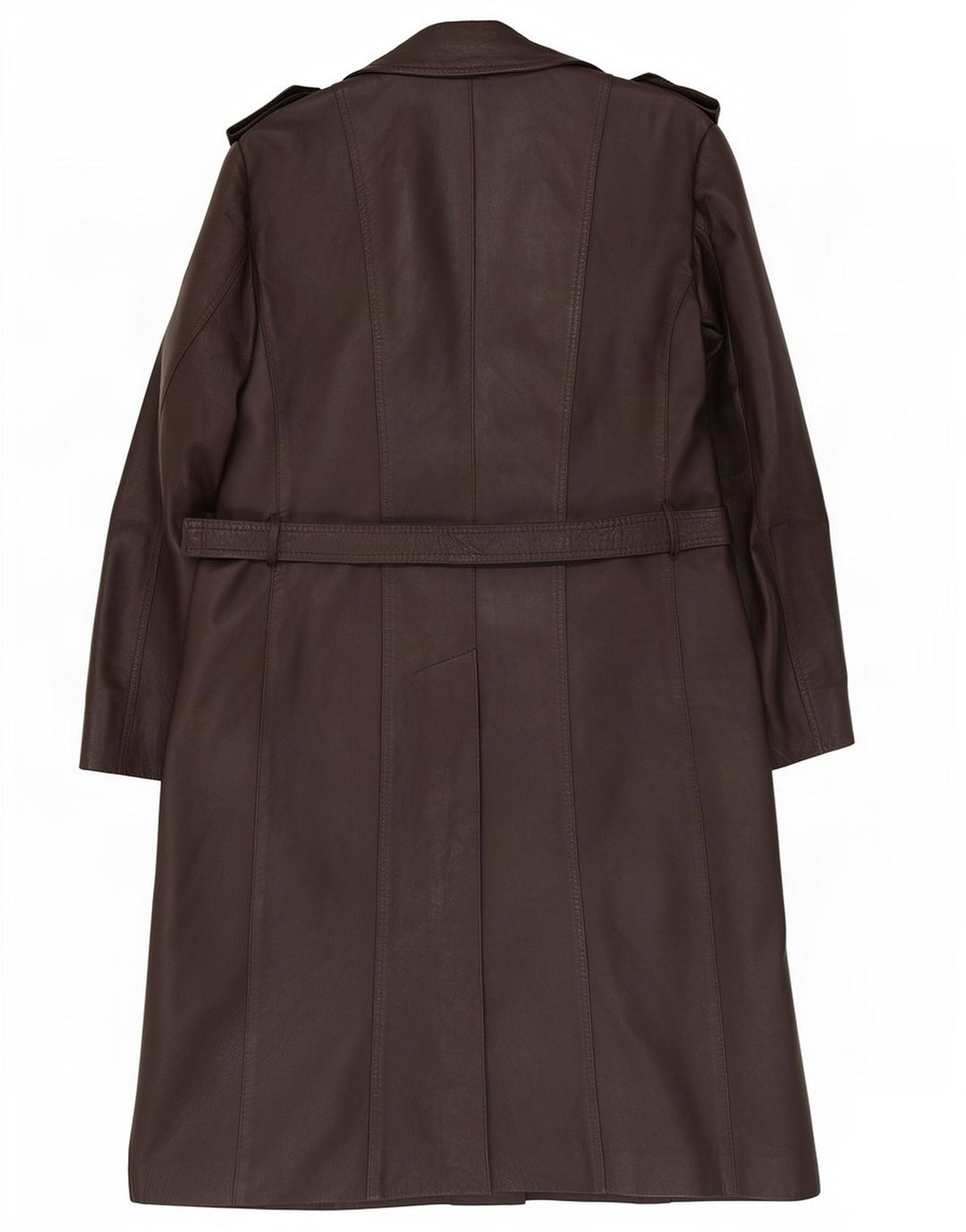 manteau en cuir homme vintage UK 38 Brun moyen