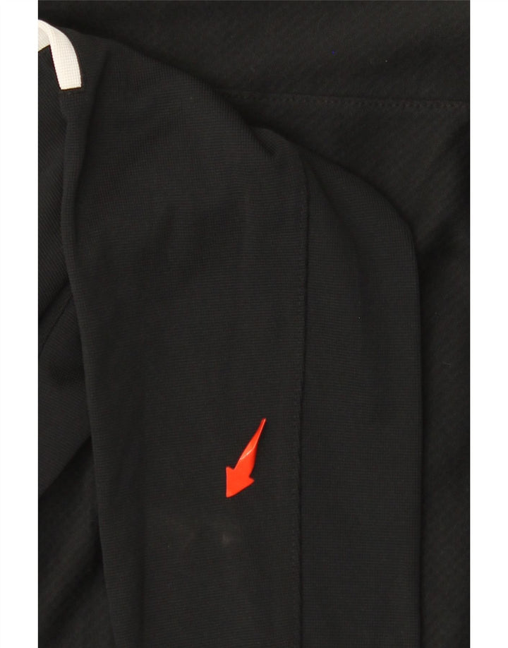 NIKE Haut de survêtement Dri Fit à col zippé pour homme, petit color block noir