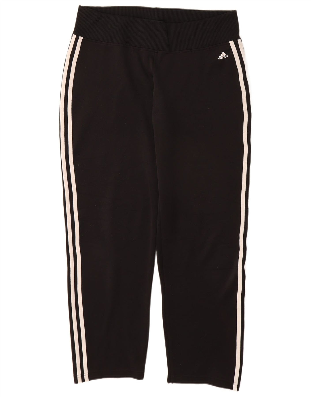 ADIDAS Pantalon de survêtement pour femme UK 16 Large Noir Polyester