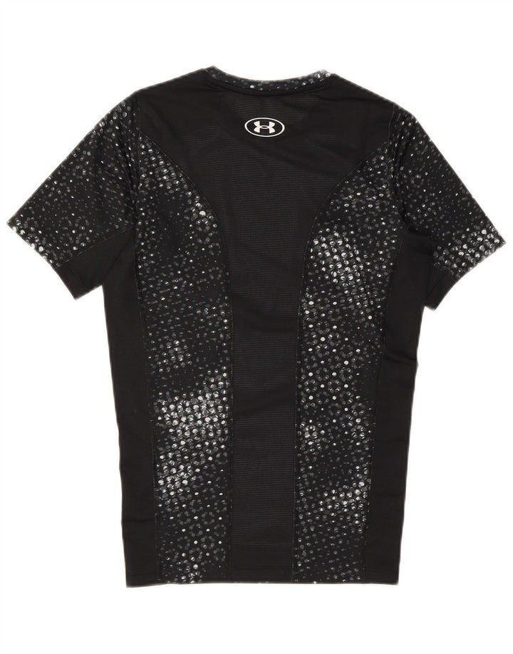Under Armour T-Shirt Graphique Femme UK 12 Noir Moyen Polyester