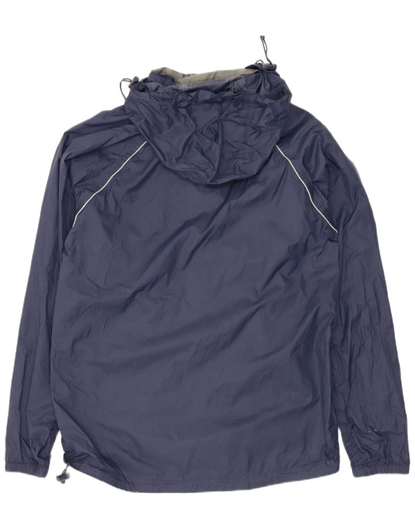 Mountain Warehouse Veste de pluie à capuche coupe ample pour homme UK 34 XS Bleu marine