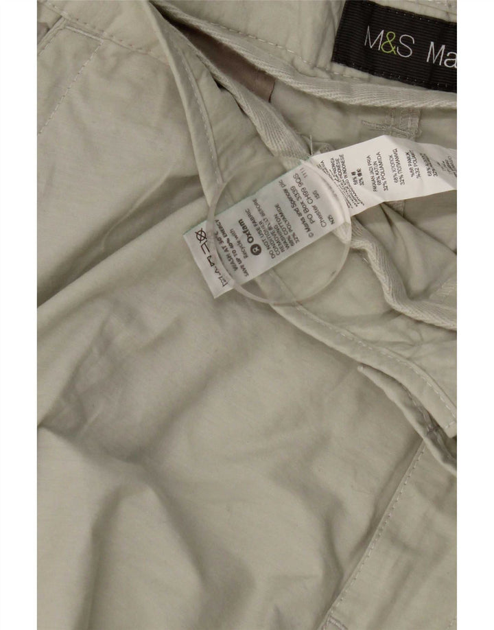 Marks & Spencer Bermuda Cargo Homme W38 XL Coton Beige