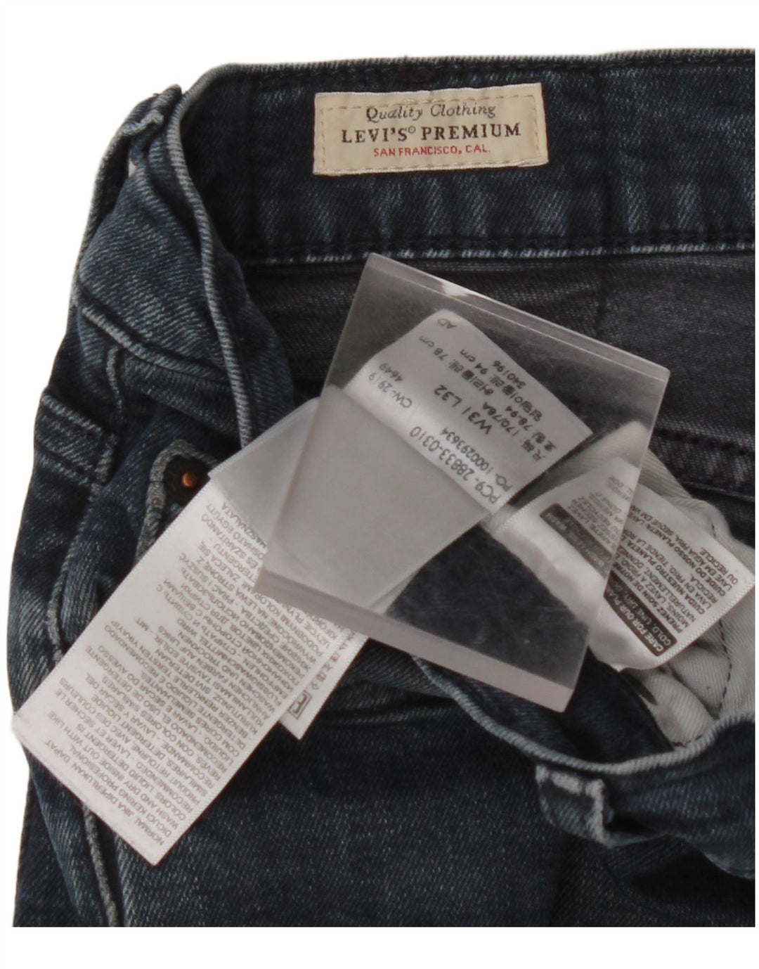 LEVI'S Jean Slim W31 L32 Homme Bleu Laine Vierge