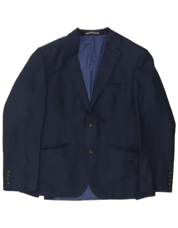 Marks & Spencer Veste blazer à 2 boutons pour homme EU 48 Bleu marine moyen