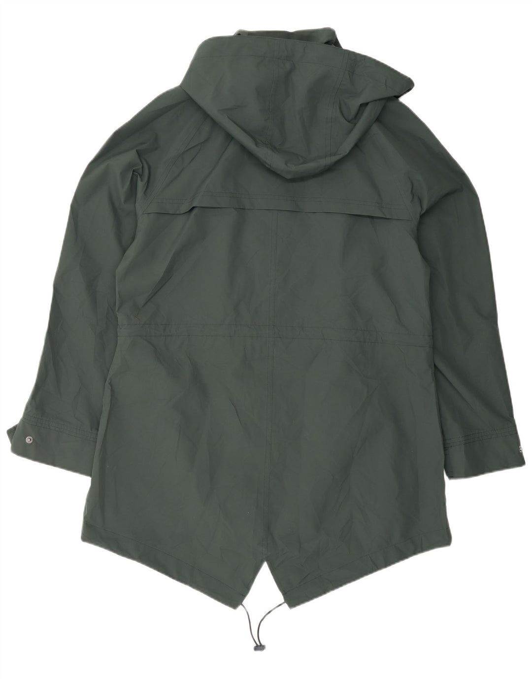 Marks & Spencer Manteau imperméable à capuche pour femme UK 44 Large Vert Polyester