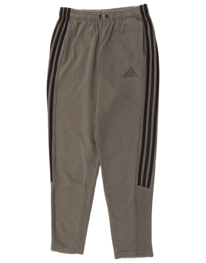 Adidas Pantalon de Survêtement Homme Gris Moyen Coton