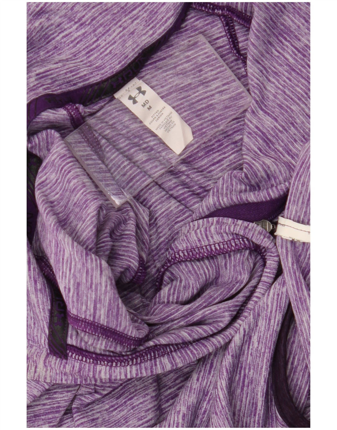 Under Armour Haut de survêtement pour femme UK 12 Violet moyen moucheté