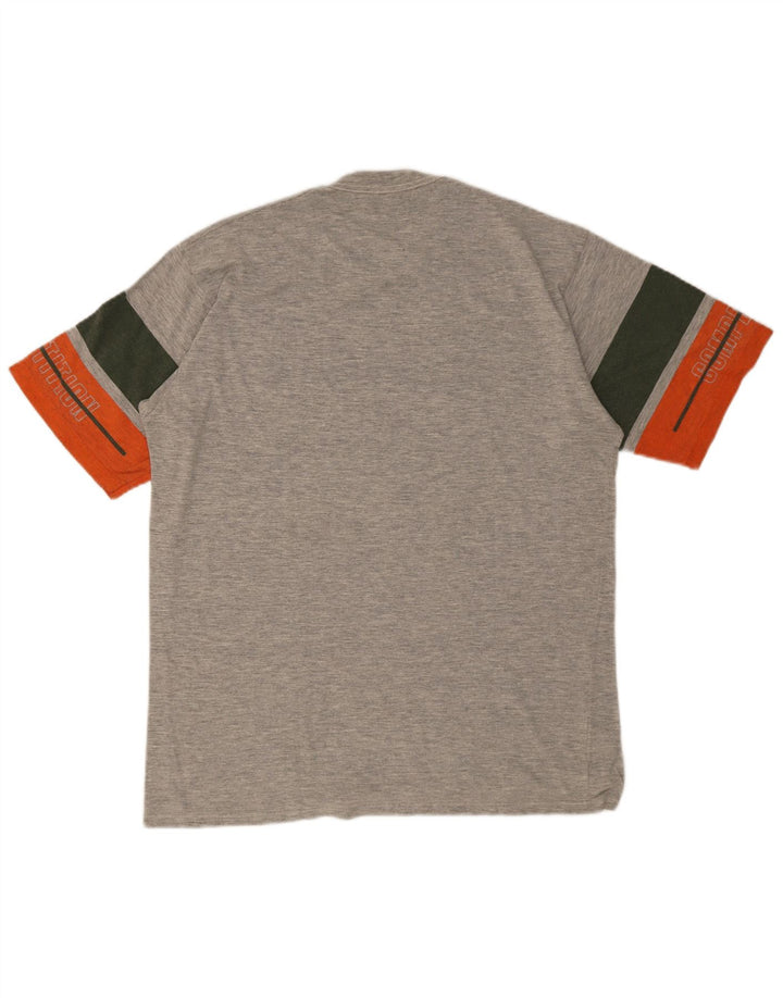 Asics Tee-Shirt Graphique Homme Gris Moyen Colourblock