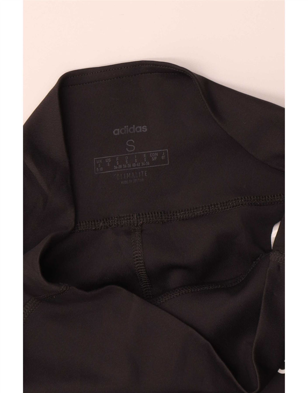 Adidas Climalite Leggings UK 8/10 Petit Noir Polyester