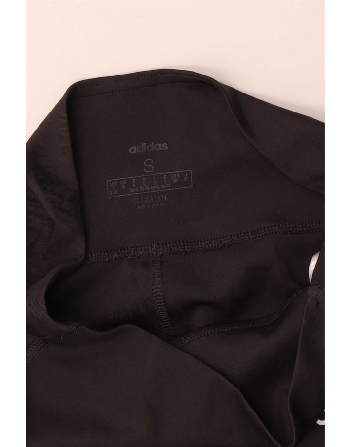 Adidas Climalite Leggings UK 8/10 Petit Noir Polyester