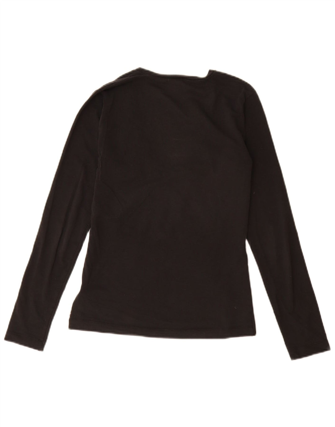 Armani Jeans Haut Femme Manches Longues EU 38 Coton Noir Moyen