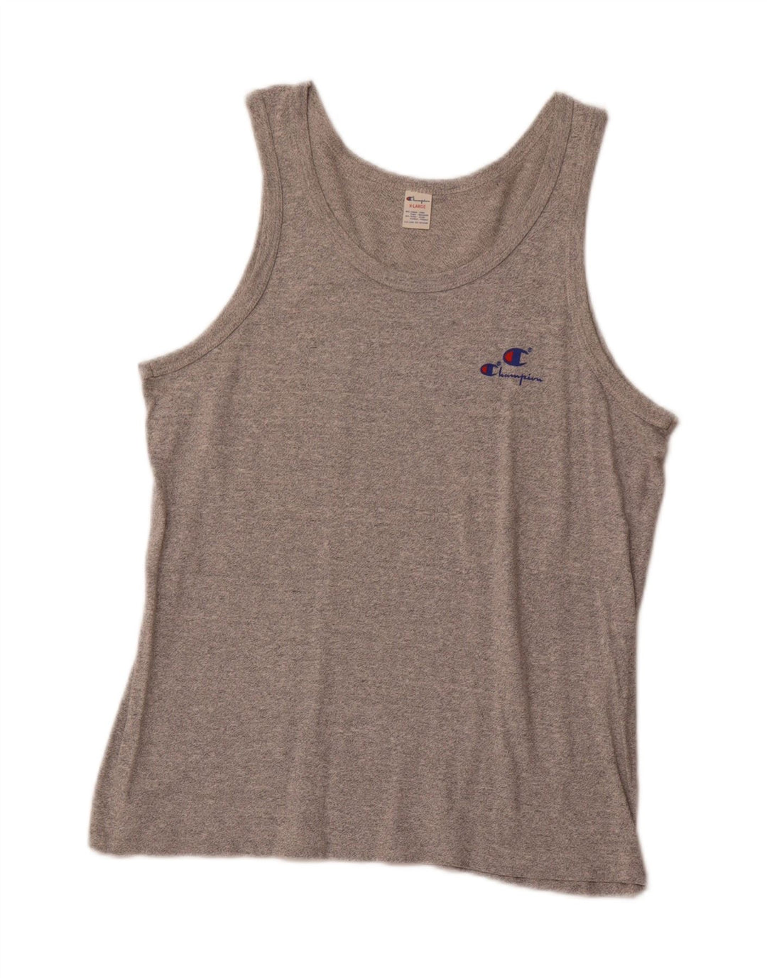 CHAMPION Débardeur Femme UK 18 XL Gris Moucheté Coton Sports