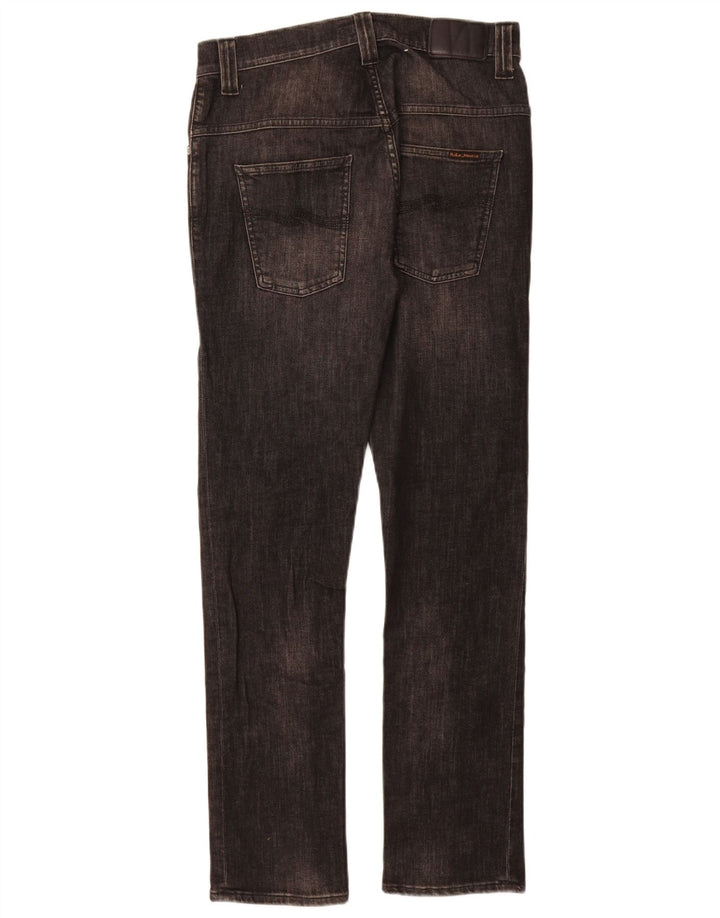 NUDIE Jean Slim Femme W30 L30 Gris Coton