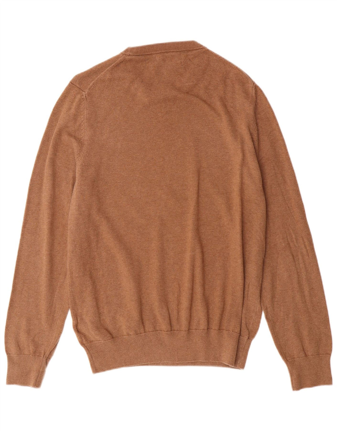 Marks & Spencer Pull à col rond pour homme en coton marron moyen