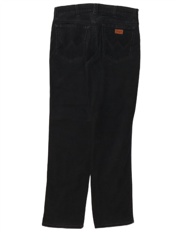 WRANGLER Pantalon décontracté droit Texas Stretch pour femme W32 L32 Noir