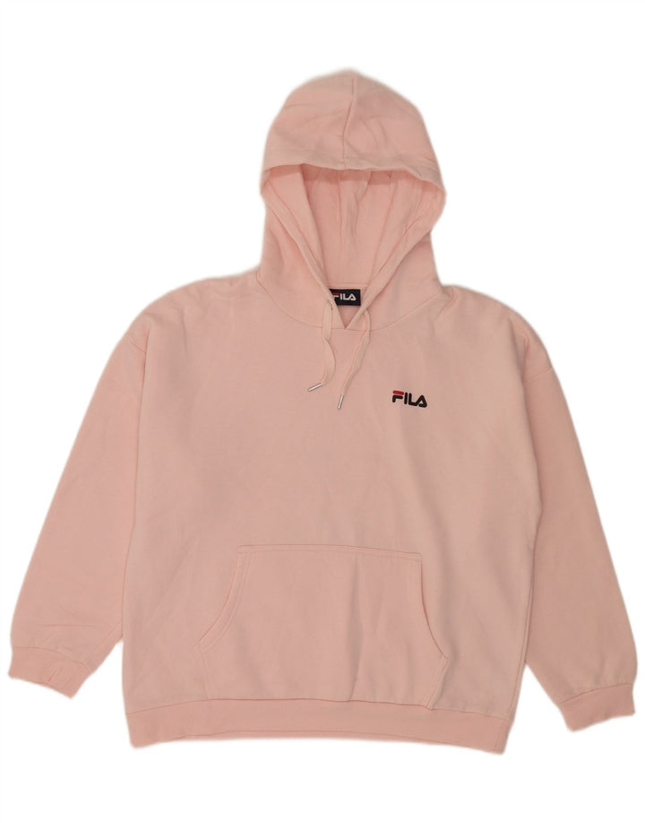 Fila Pull à capuche pour femme UK 18 XL Rose Polyester
