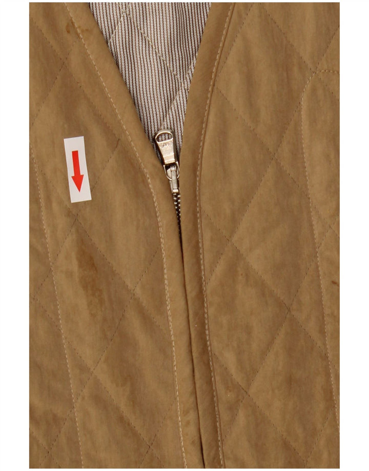 Allegri Gilet matelassé pour femme UK 14 Beige moyen