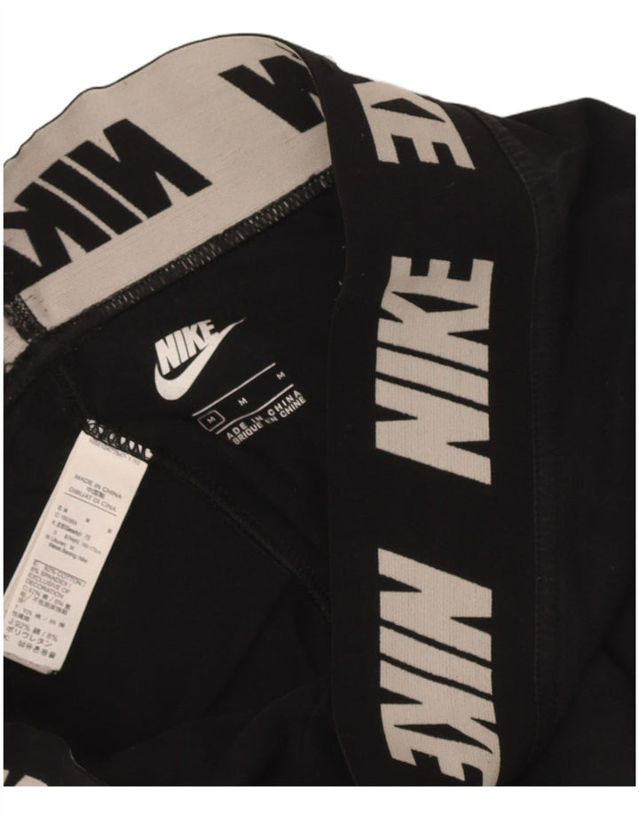 Nike Leggings graphiques pour femmes UK 12 coton noir moyen