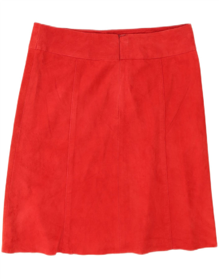 VINTAGE Womens Straight Skirt EU 38 Medium W34  Red Vintage Vintage and Second-Hand Vintage from Messina Hembry 