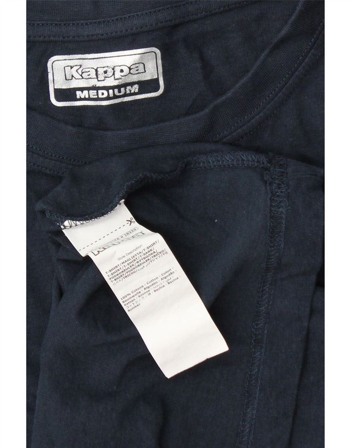 Kappa T-Shirt Homme Bleu Marine Moyen Coton