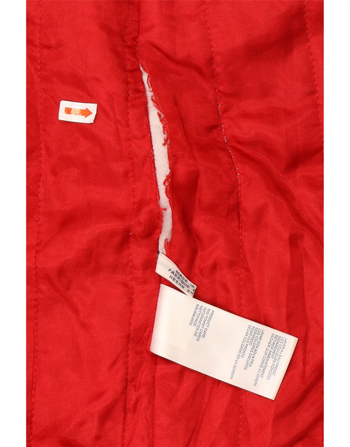 TOMMY HILFIGER Manteau coupe-vent pour femme UK 16 Large Noir Polyester