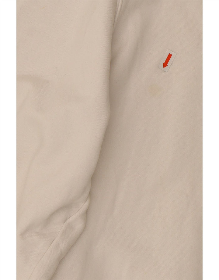 LACOSTE Homme Sweatshirt Jumper Taille 6 XL Coton Blanc