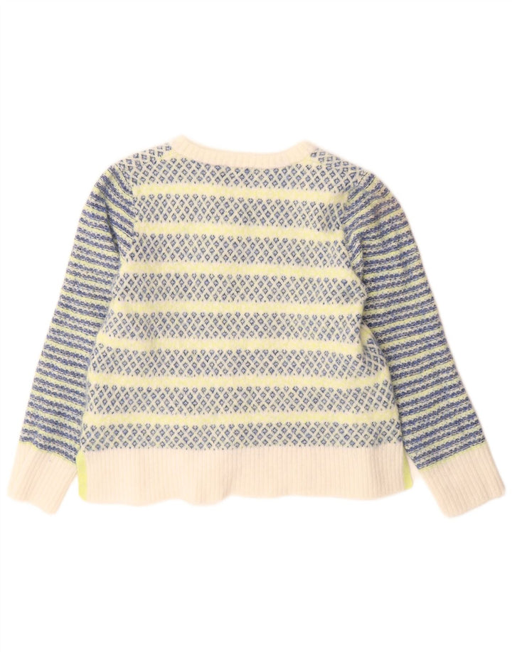 Pull White Stuff Femme Col V UK 12 Medium Multicolore