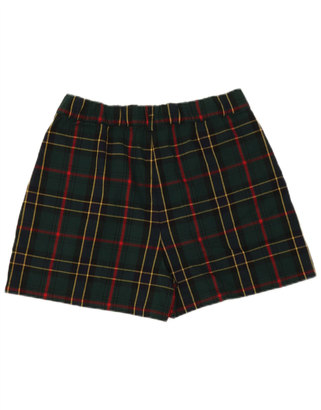 Nice & Chic Short Chino Femme Large W32 Vert Carreaux Polyester