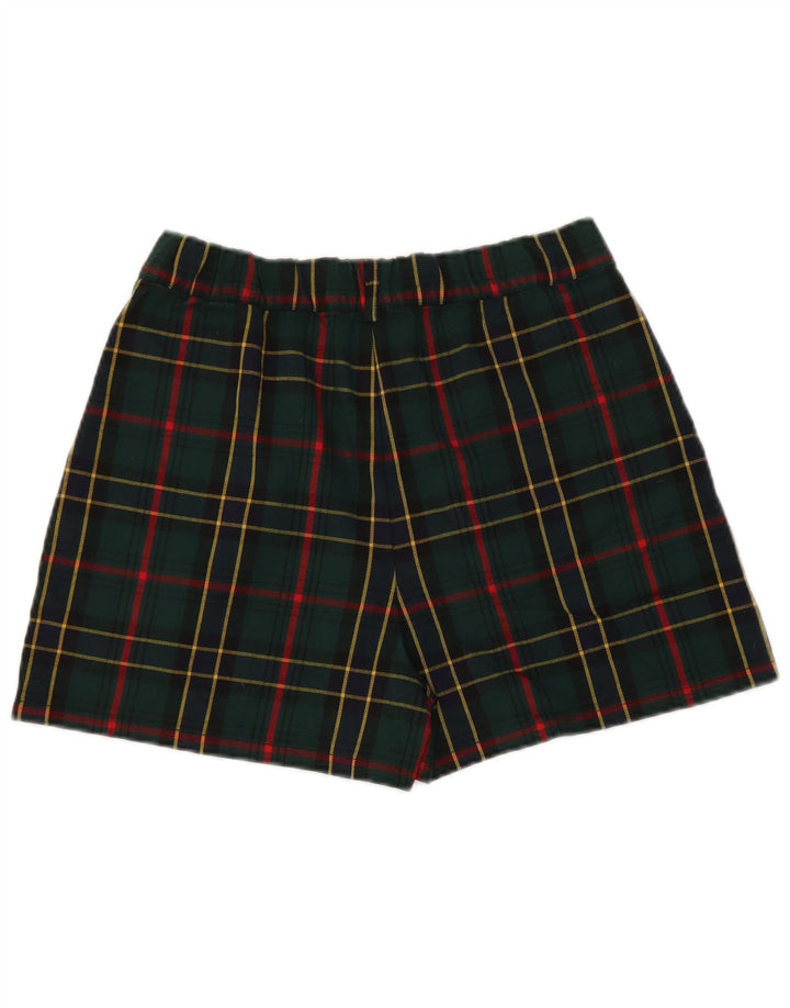 Nice & Chic Short Chino Femme Large W32 Vert Carreaux Polyester