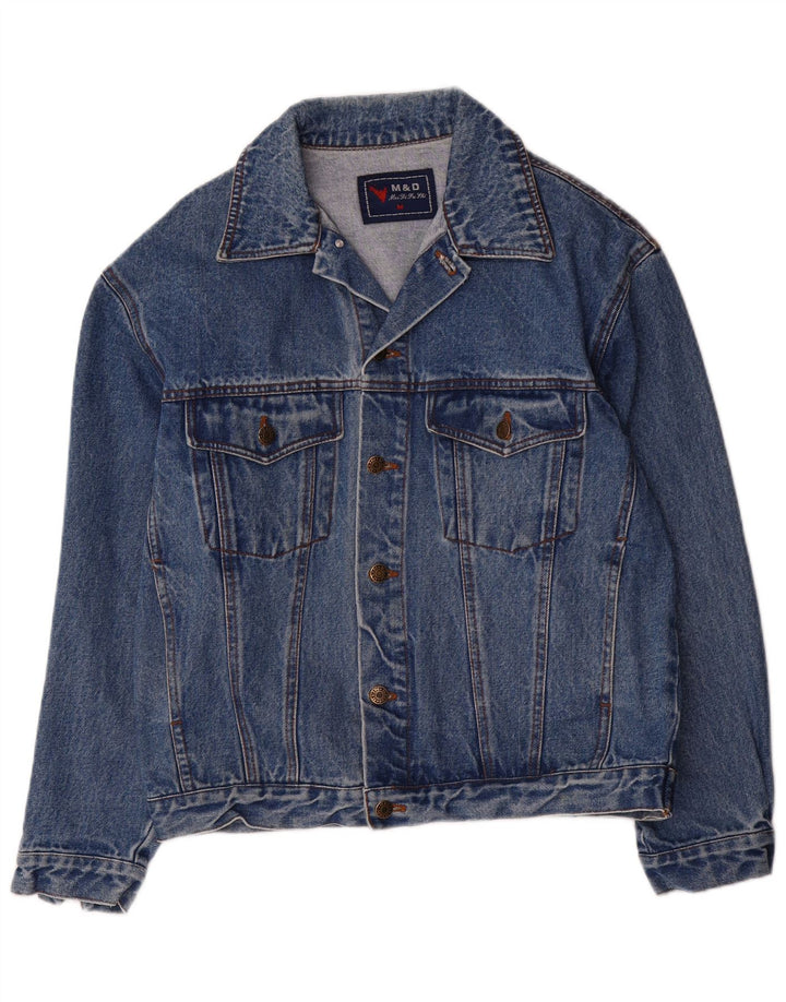 veste en denim homme vintage UK 38 Bleu moyen