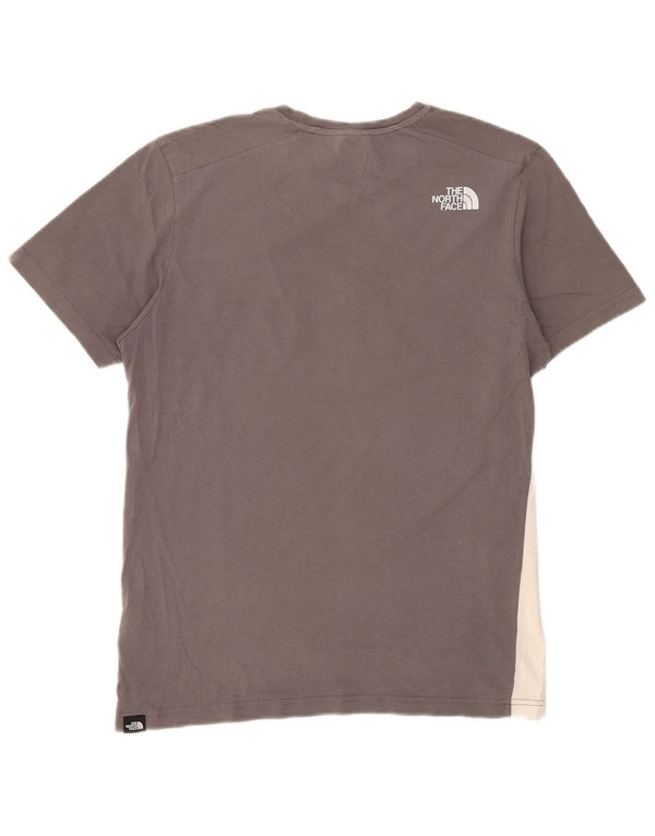 The North Face T-shirt graphique régulier pour hommes, petit, gris, colour block