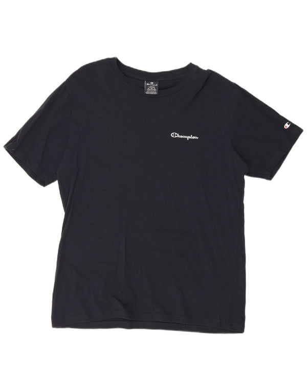 Champion T-Shirt Homme Haut Large Bleu Marine Coton