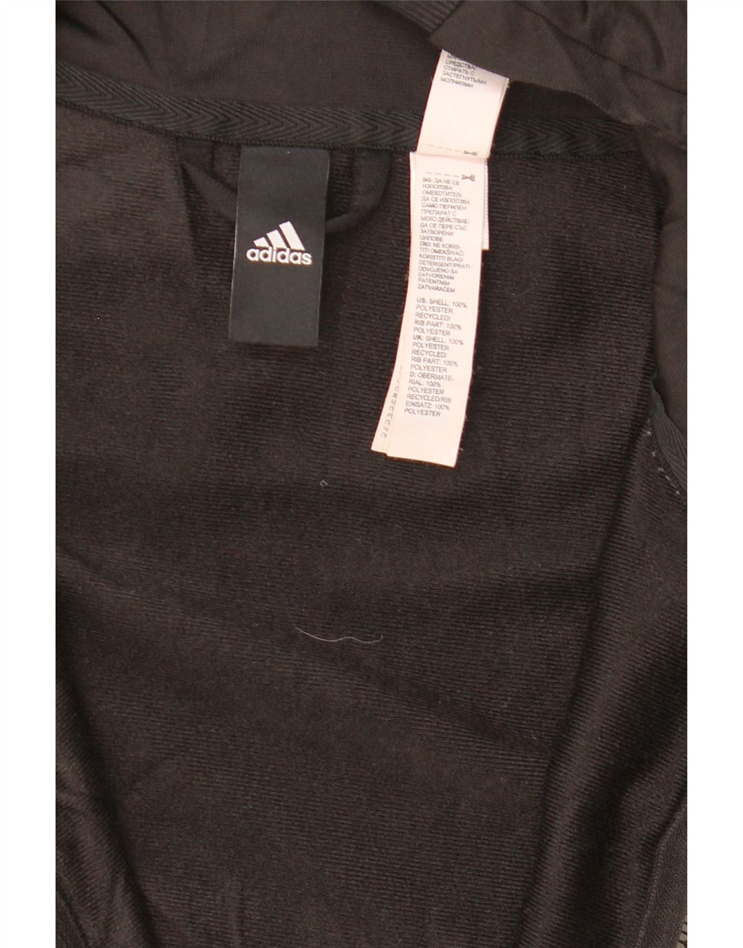 ADIDAS Veste de survêtement pour homme Noir moyen Polyester