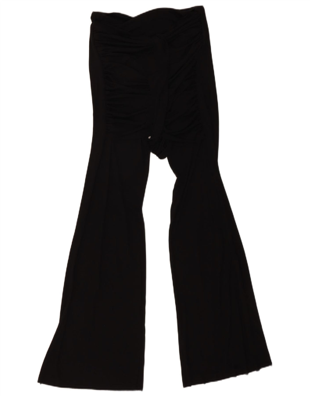ZARA Womens Flare Casual Trousers Large W30 L33 Black Polyester