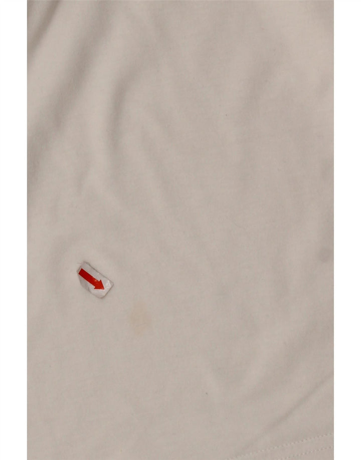 ARMANI JUNIOR T-Shirt Graphique Garçon 11-12 ans Blanc Coton