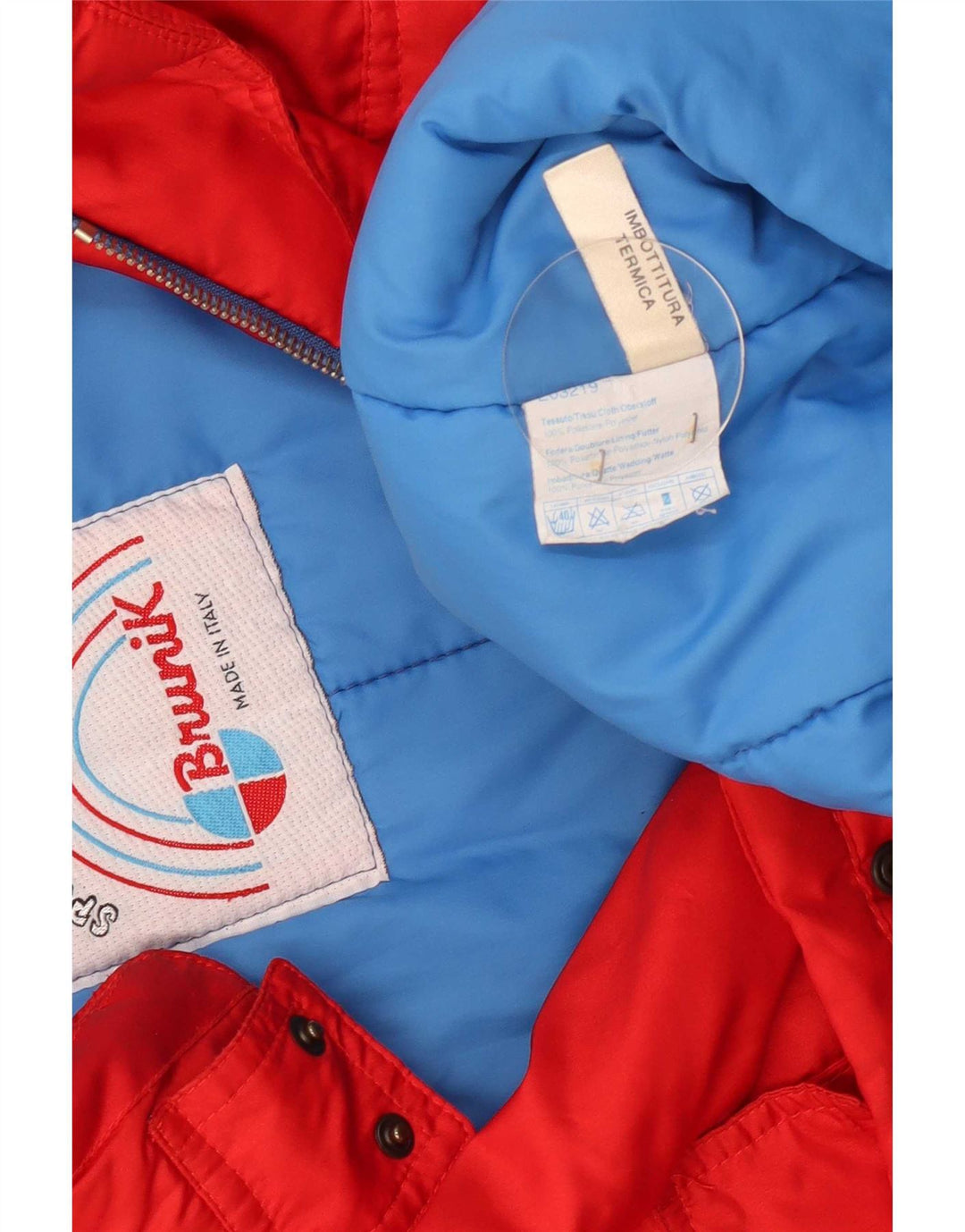 Veste de ski à capuche homme Brunik IT 46 petit rouge polyester