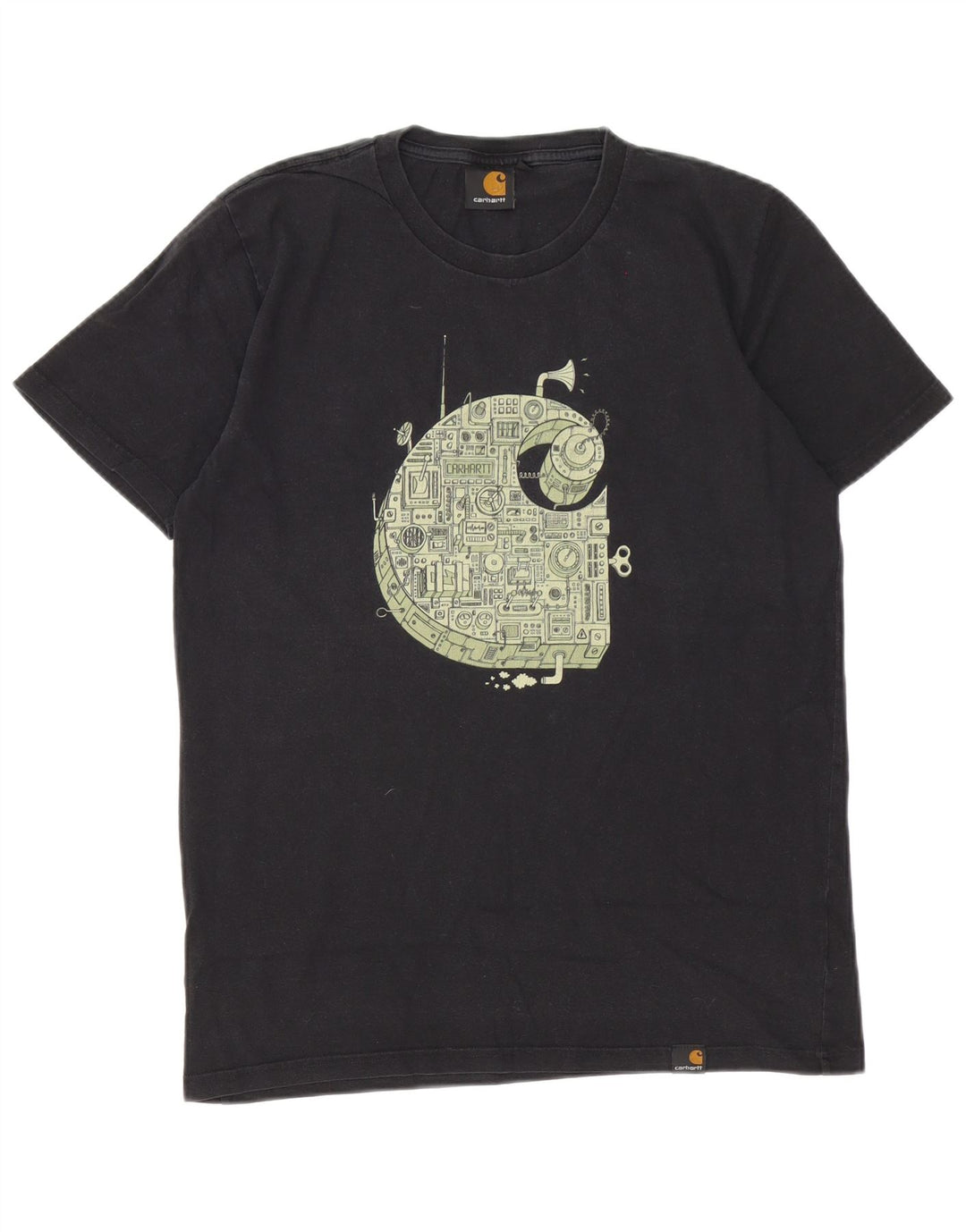 Carhartt T-shirt graphique pour homme en coton noir moyen