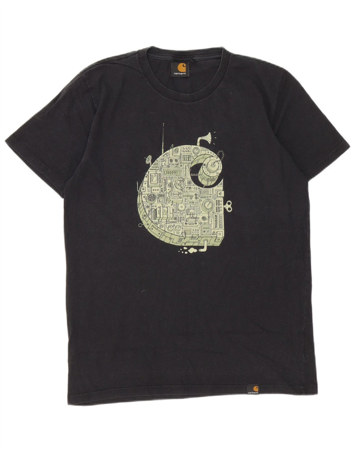 Carhartt T-shirt graphique pour homme en coton noir moyen