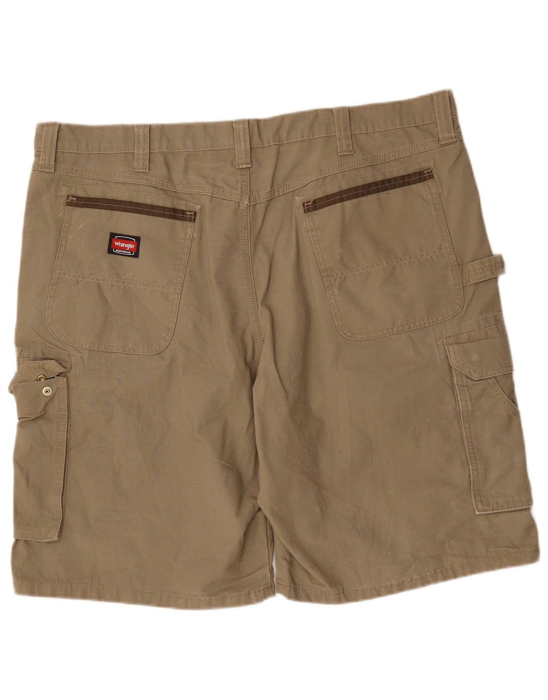 Wrangler Short Cargo Homme W42 2XL Kaki Coton