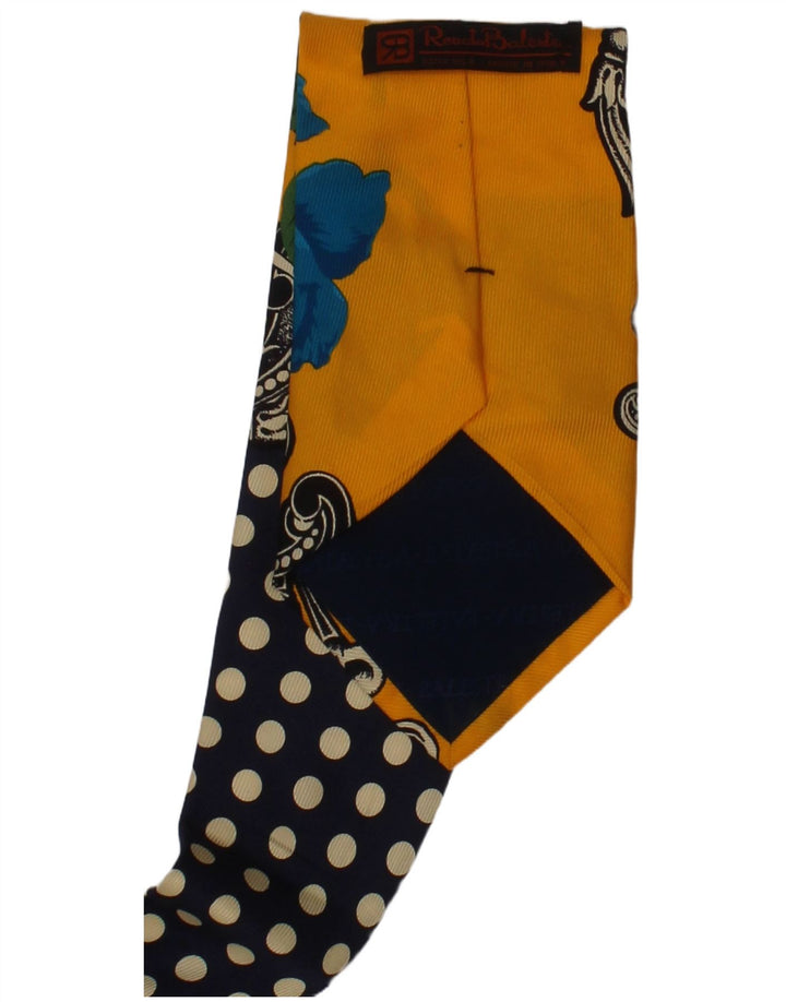 Renato Balestra Cravate graphique pour homme Taille unique Multicolore à pois Designer
