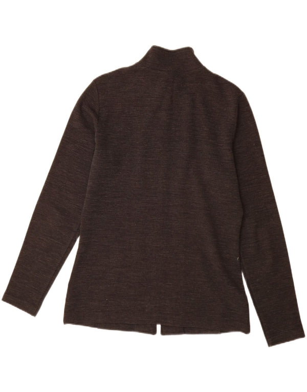 CALVIN KLEIN Femme Cardigan Pull UK 18 XL Gris Acrylique