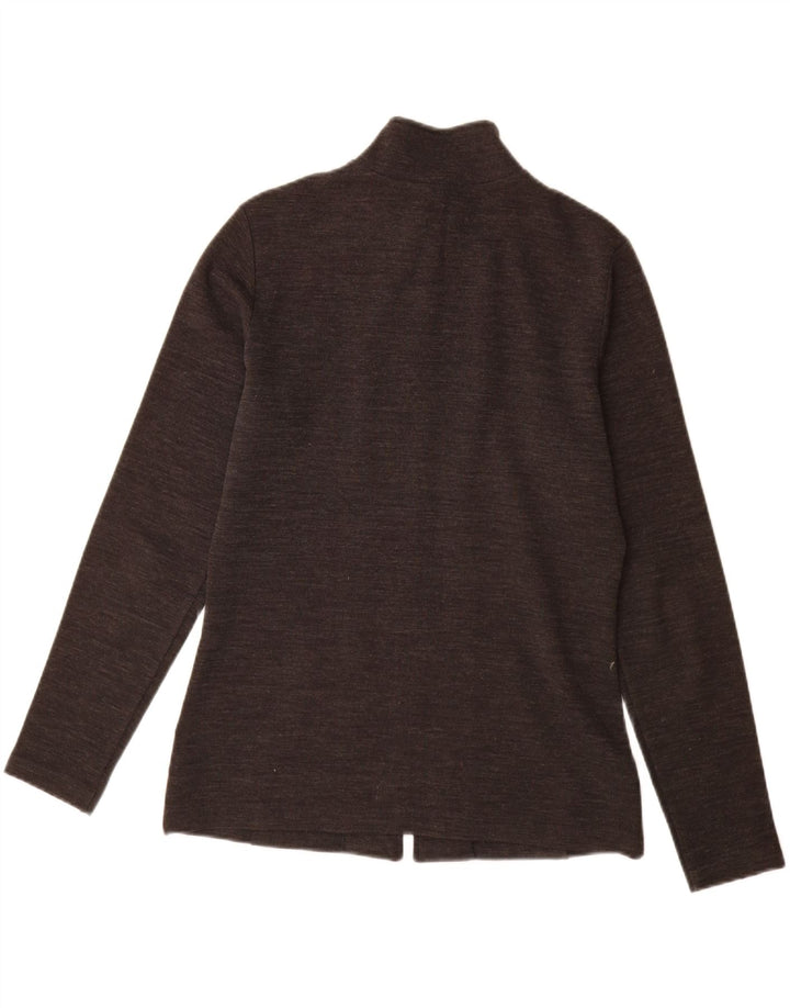 CALVIN KLEIN Femme Cardigan Pull UK 18 XL Gris Acrylique