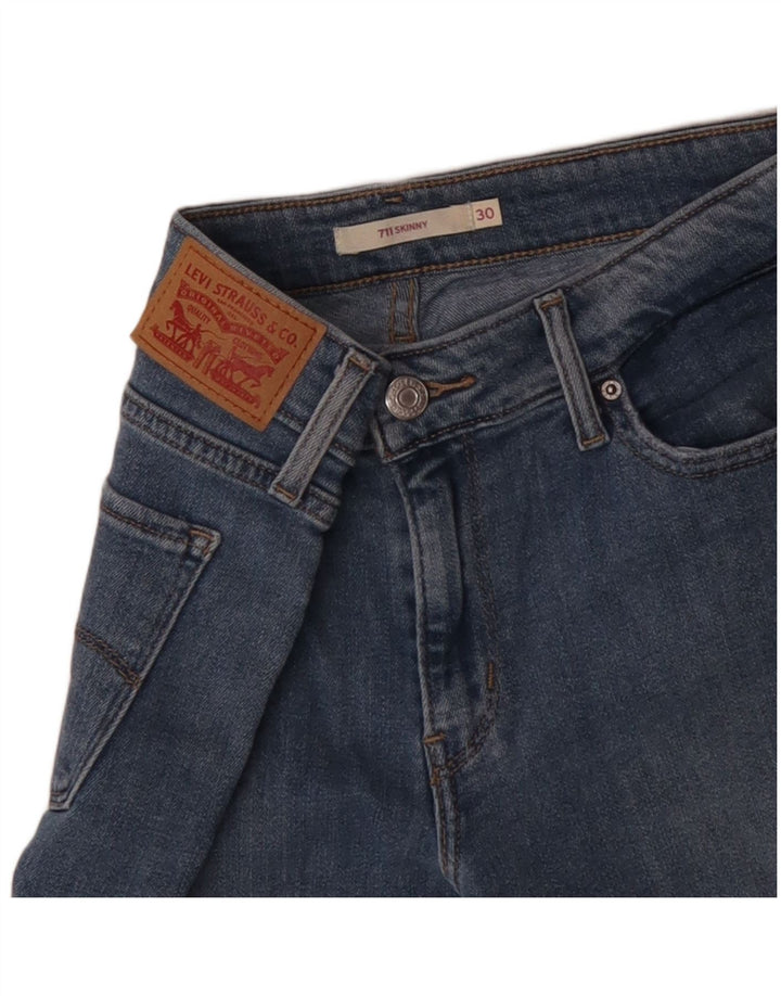 LEVI'S Jean Skinny 711 Femme W30 L29 Bleu Coton