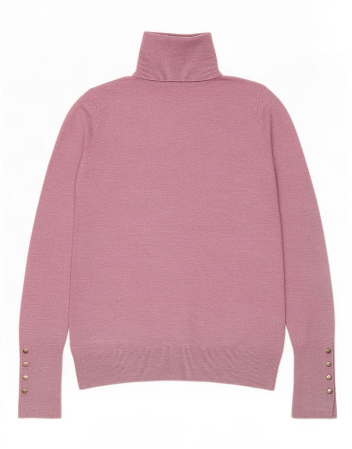 Zara Pull col roulé pour femme UK 10 Petit Rose