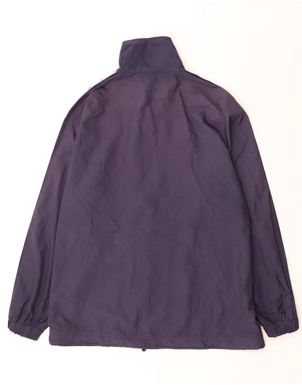 Kappa Veste de Pluie Homme UK 42 XL Bleu Marine Colorblock Polyester