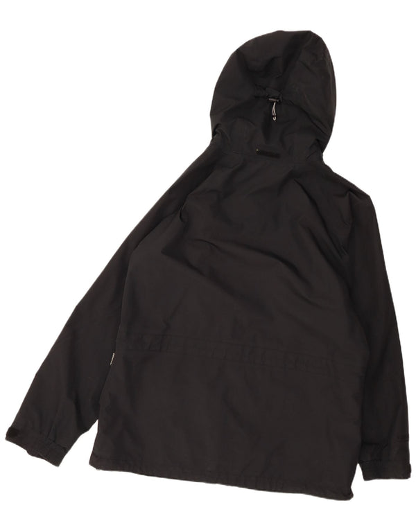 Berghaus Veste de pluie surdimensionnée à capuche pour femme UK 16 Large Noir Polyester