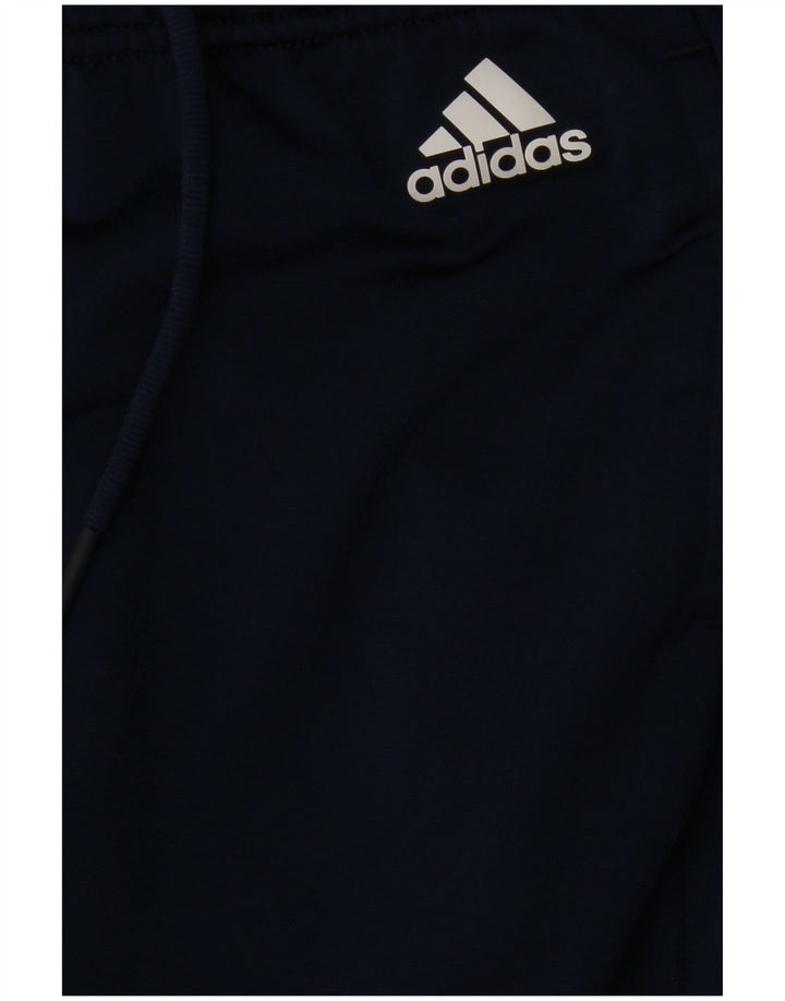 ADIDAS Pantalon de survêtement pour femme UK 14 Large Bleu Marine