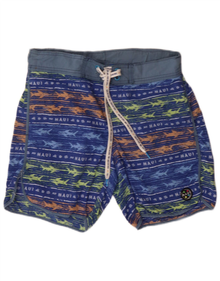 MAUI AND SONS Short de Bain Homme Petit Bleu Rayé Polyamide